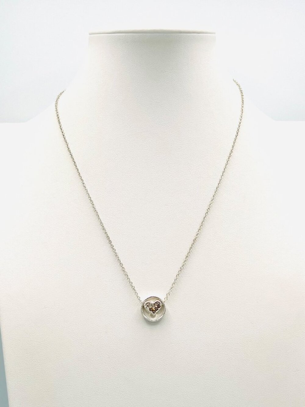 Shut Eye TV Show Wardrobe Heart Necklace Prop Haus COA Silver Tone
